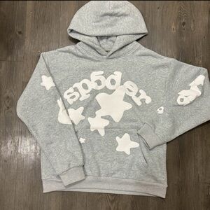 S5der Beluga Hoodie Heather Grey - Size Large - New - Authentic